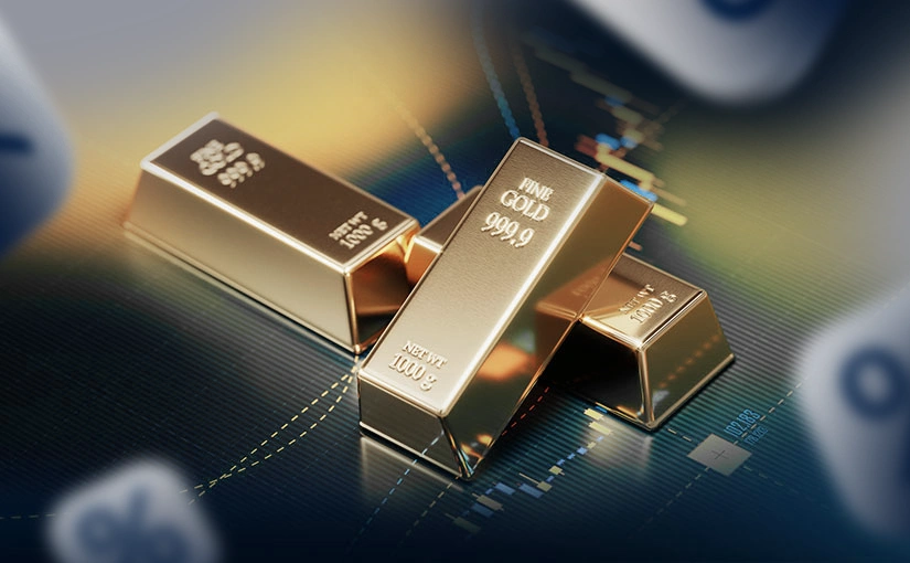 انخفاض الذهب مع ارتفاع شهية المخاطرة في الأسواق